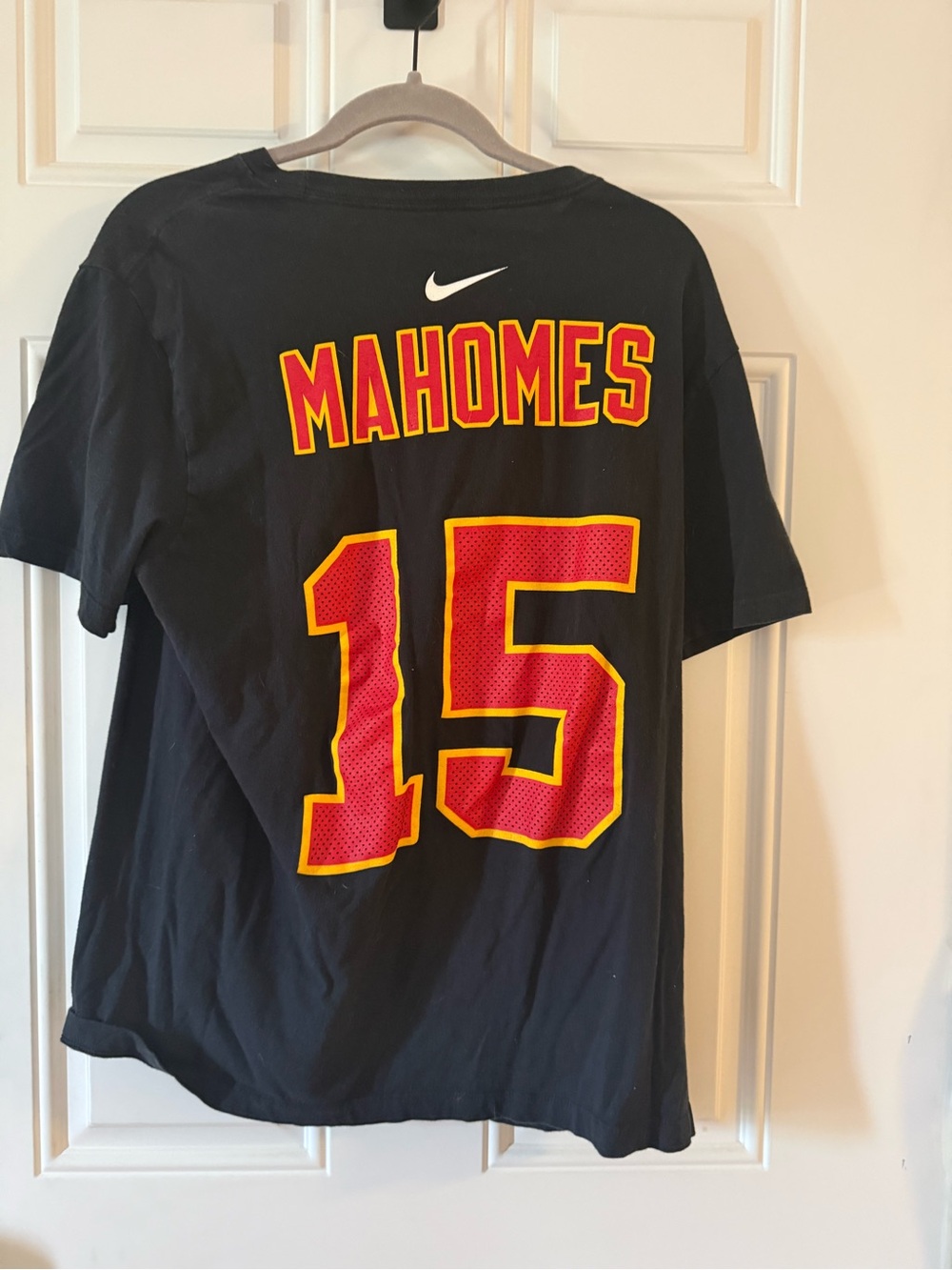 Nike Black Kansas City Chiefs #15 Red & Gold Short Sleeve Tee - Picture 3 of 3